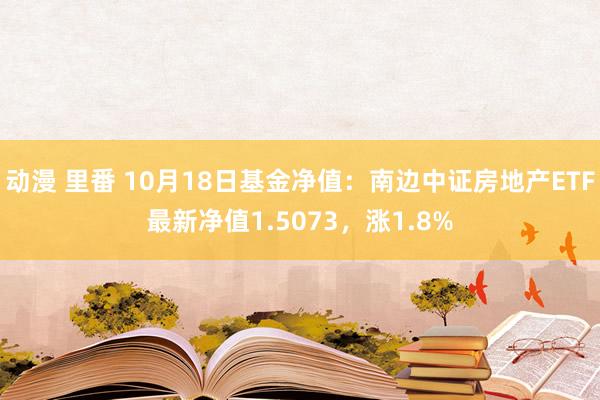 动漫 里番 10月18日基金净值：南边中证房地产ETF最新净值1.5073，涨1.8%