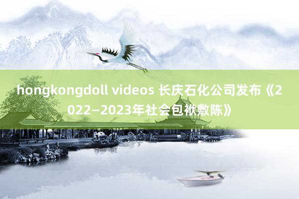 hongkongdoll videos 长庆石化公司发布《2022—2023年社会包袱敷陈》